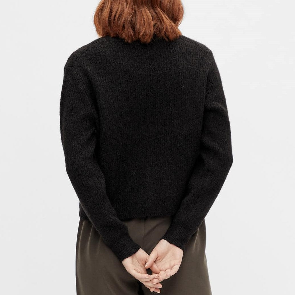 PIECES - CARDIGAN - ELLEN 17114250 - SORT