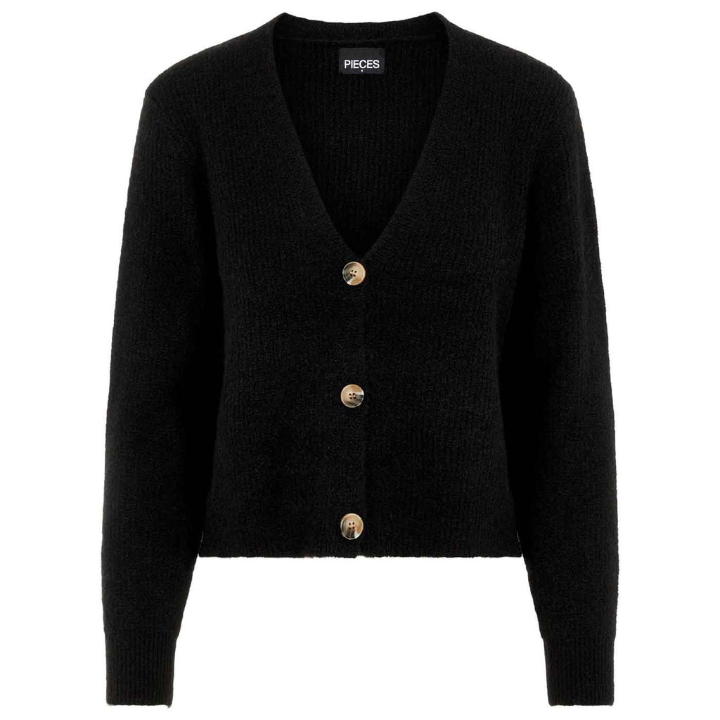 PIECES - CARDIGAN - ELLEN 17114250 - SORT