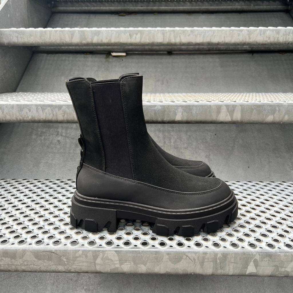 ONLY - STØVLE - TOLA NUBUCK PU 15238956 - SORT