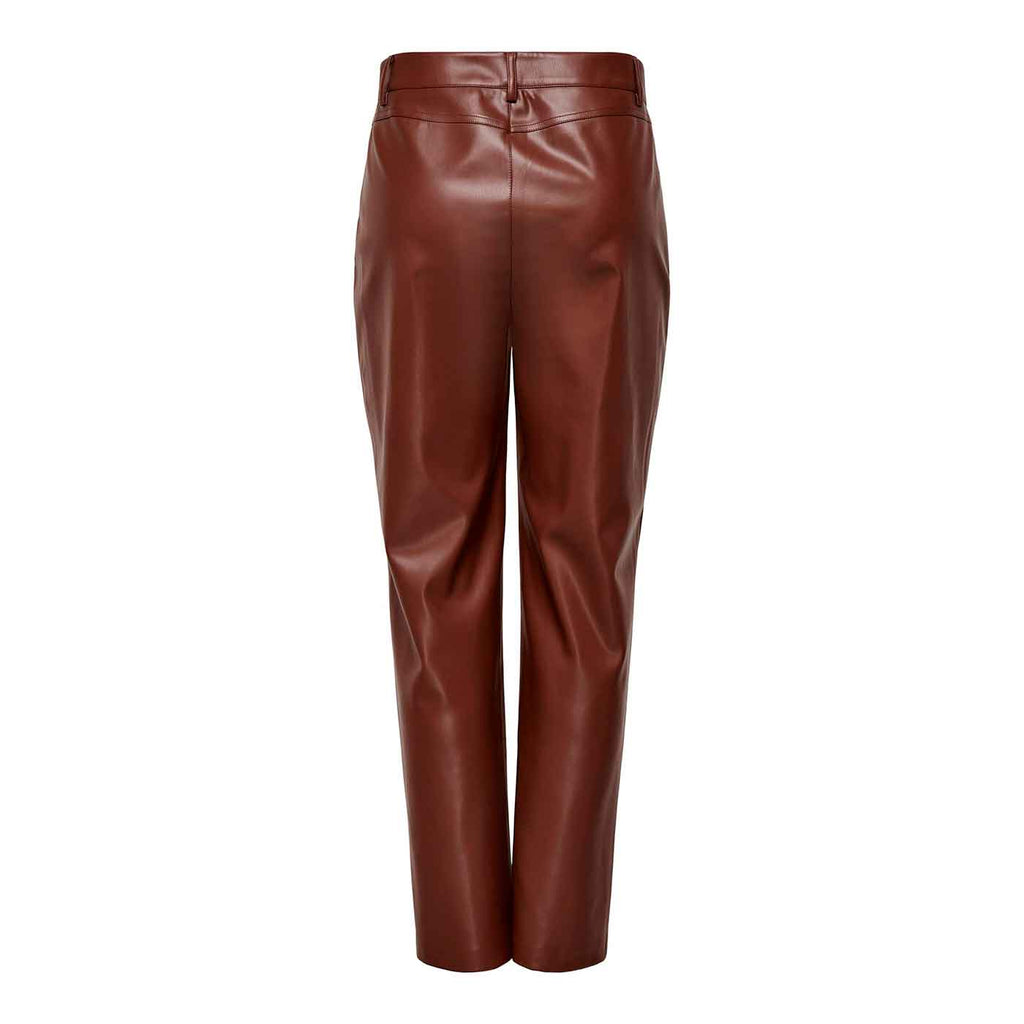 ONLY - BUKS FAUX LEATHER - NINNA 15242986 - CHOCOLATE