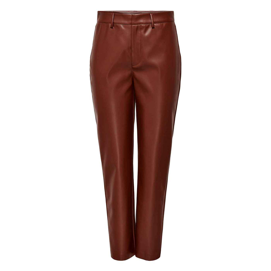 ONLY - BUKS FAUX LEATHER - NINNA 15242986 - CHOCOLATE