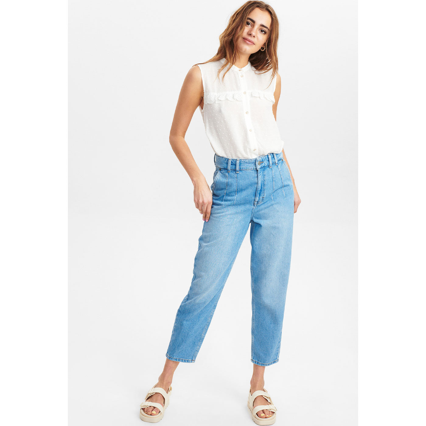 NÜMPH - JEANS - STORMY 700833 - MEDIUM BLUE DENIM