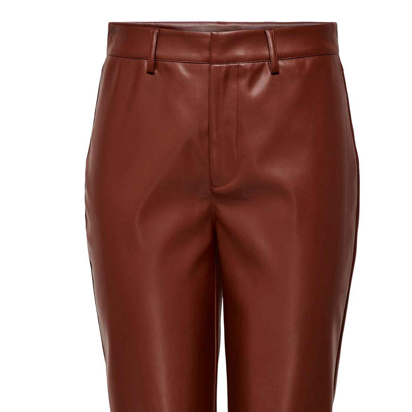 ONLY - BUKS FAUX LEATHER - NINNA 15242986 - CHOCOLATE