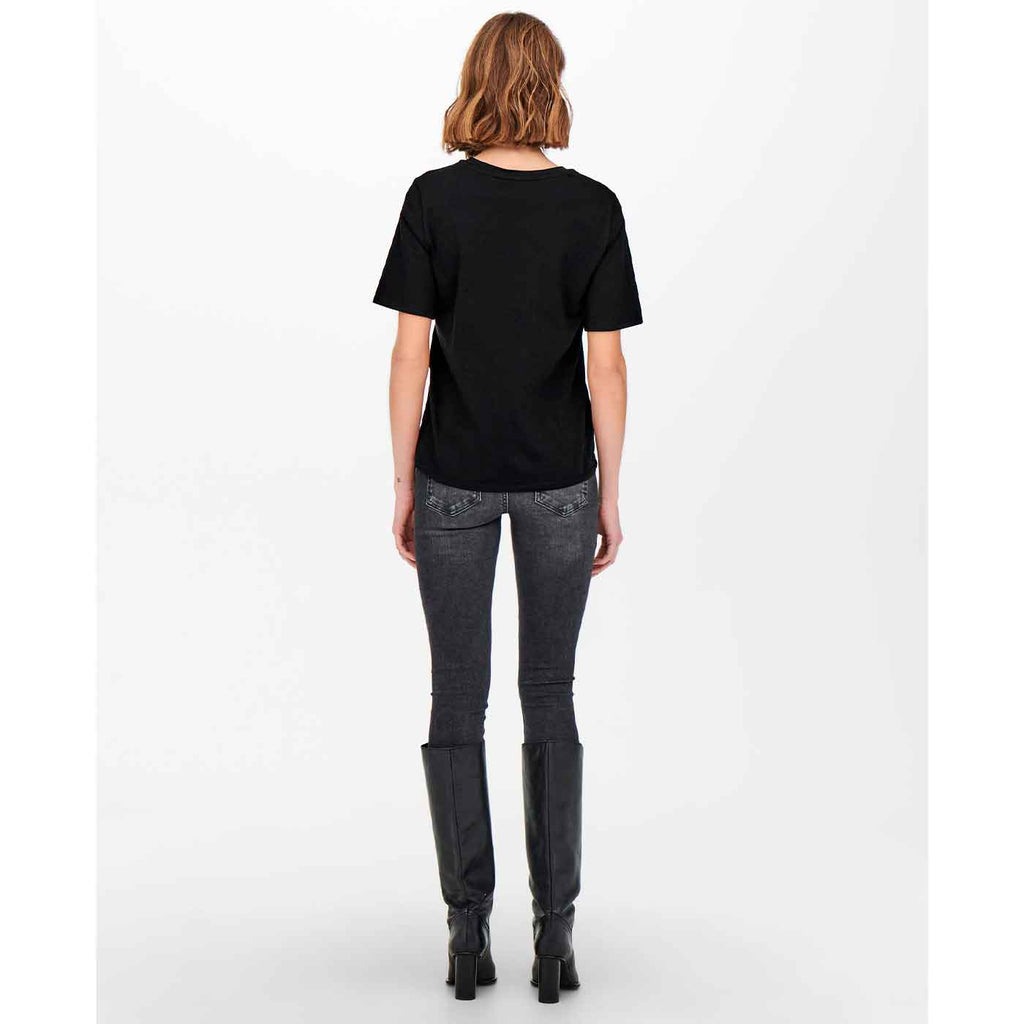 ONLY - T-SHIRT - NEW ONLY LIFE 15256961 - SORT