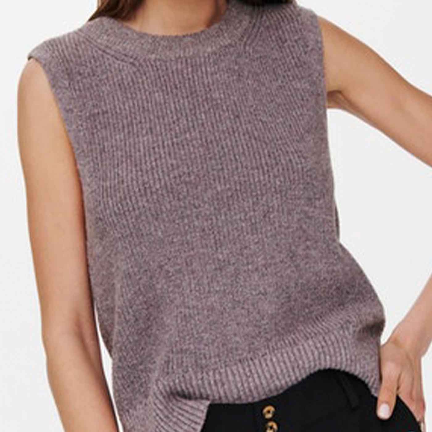 ONLY VEST PARIS LIFE ASH ROSE