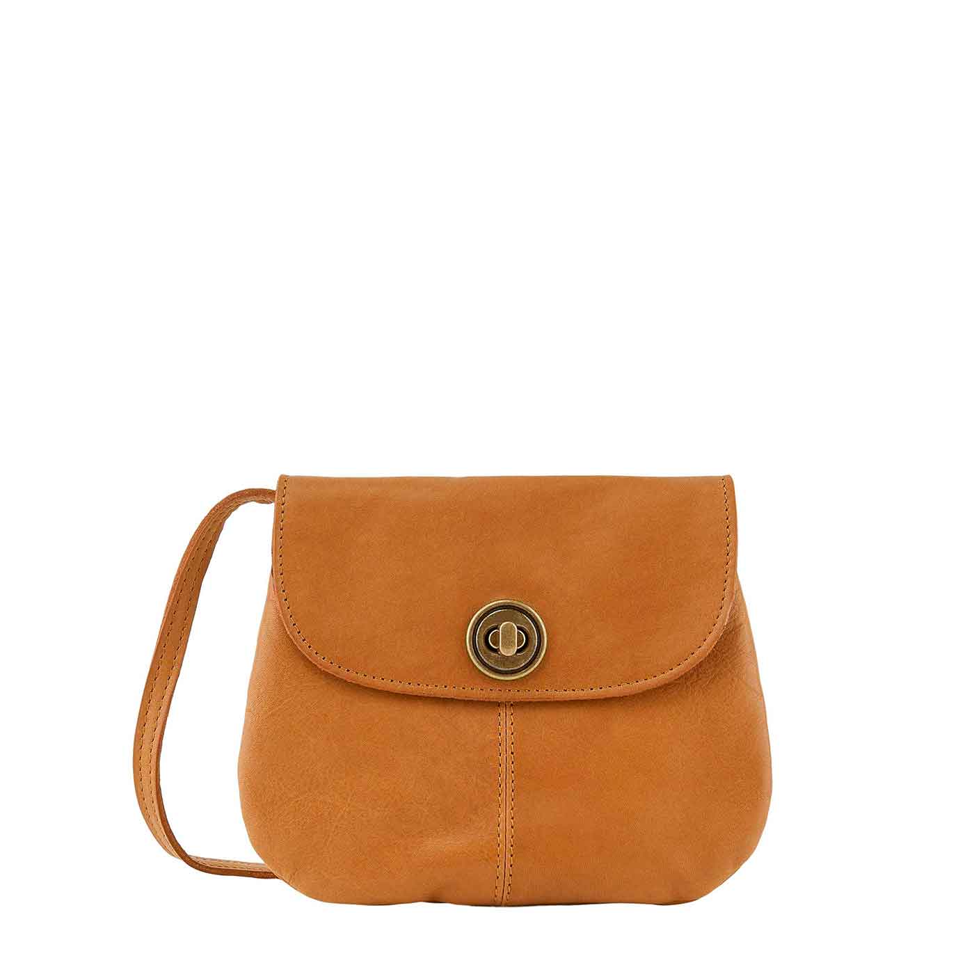 PIECES - CROSS BODY - TOTALLY ROYAL 17055353 - COGNAC
