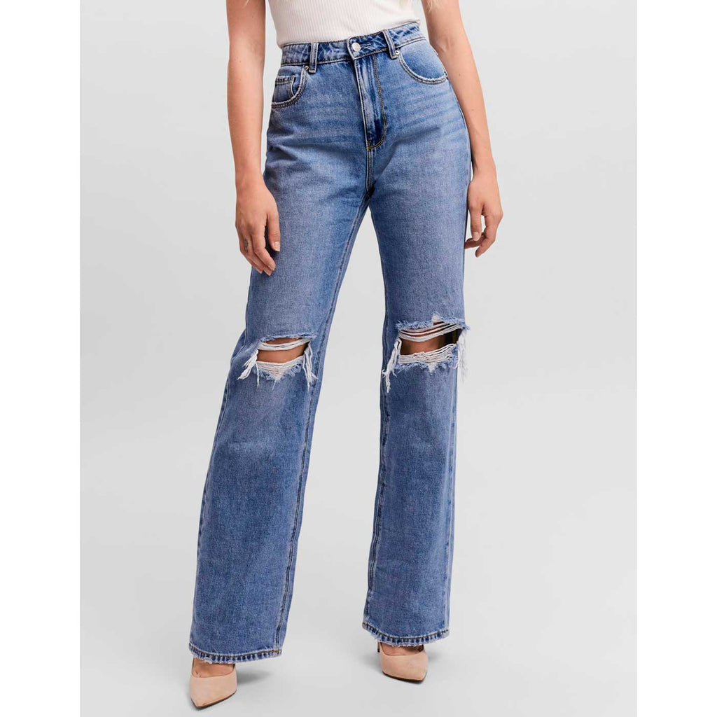 VERO MODA - JEANS KITHY 10255230 - MEDIUM BLUE DENIM
